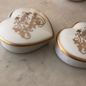 Heart shaped keepsake box